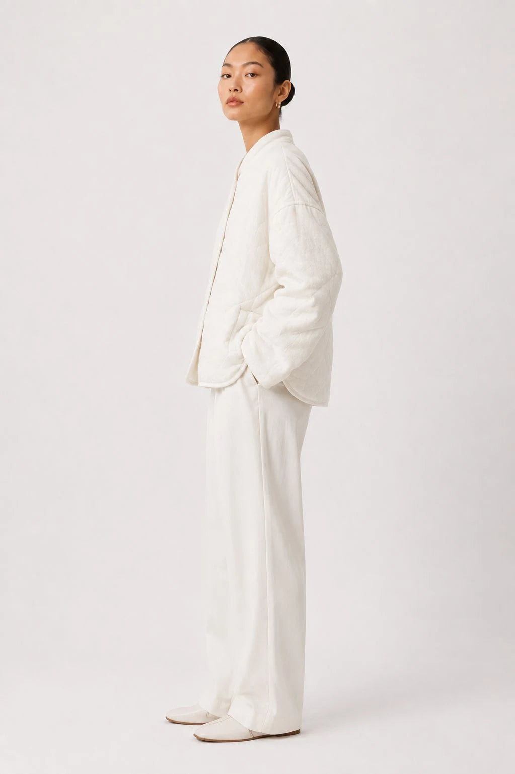 Frostwood Linen Quilted Liner Jacket
