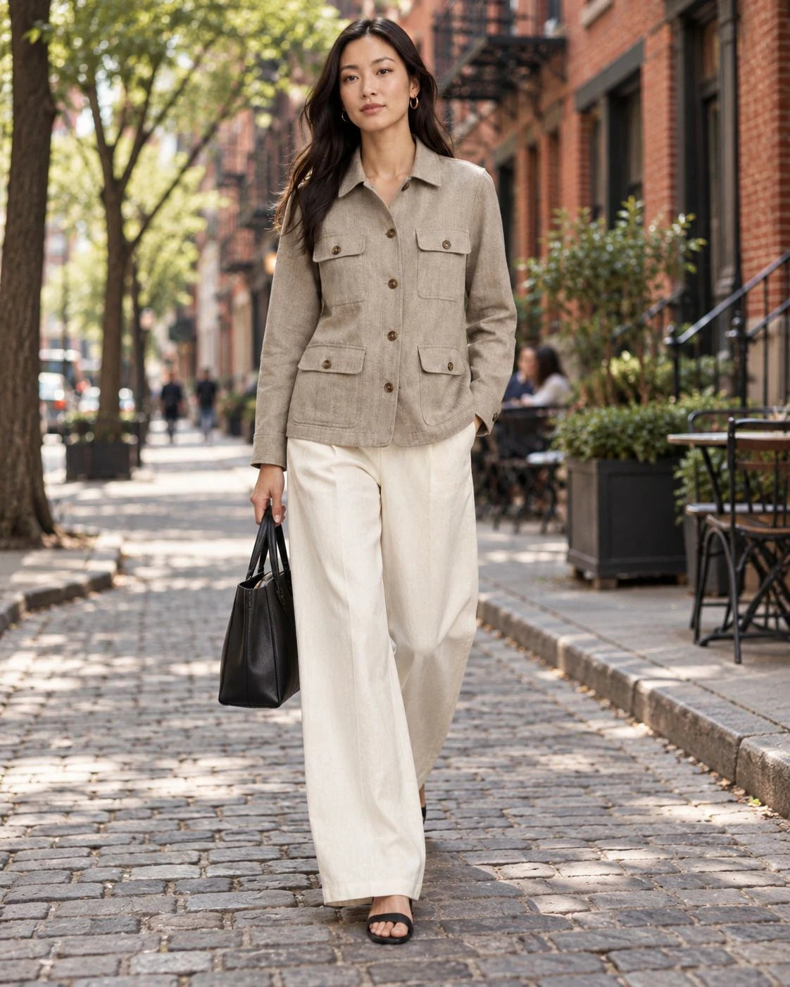 Fernhollow Linen Safari Jacket
