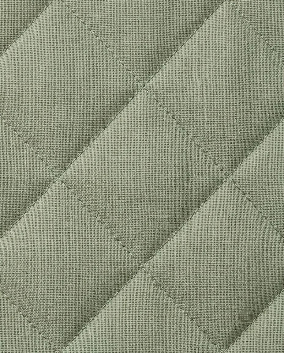 Meadow Linen Quilted Cropped Jacket