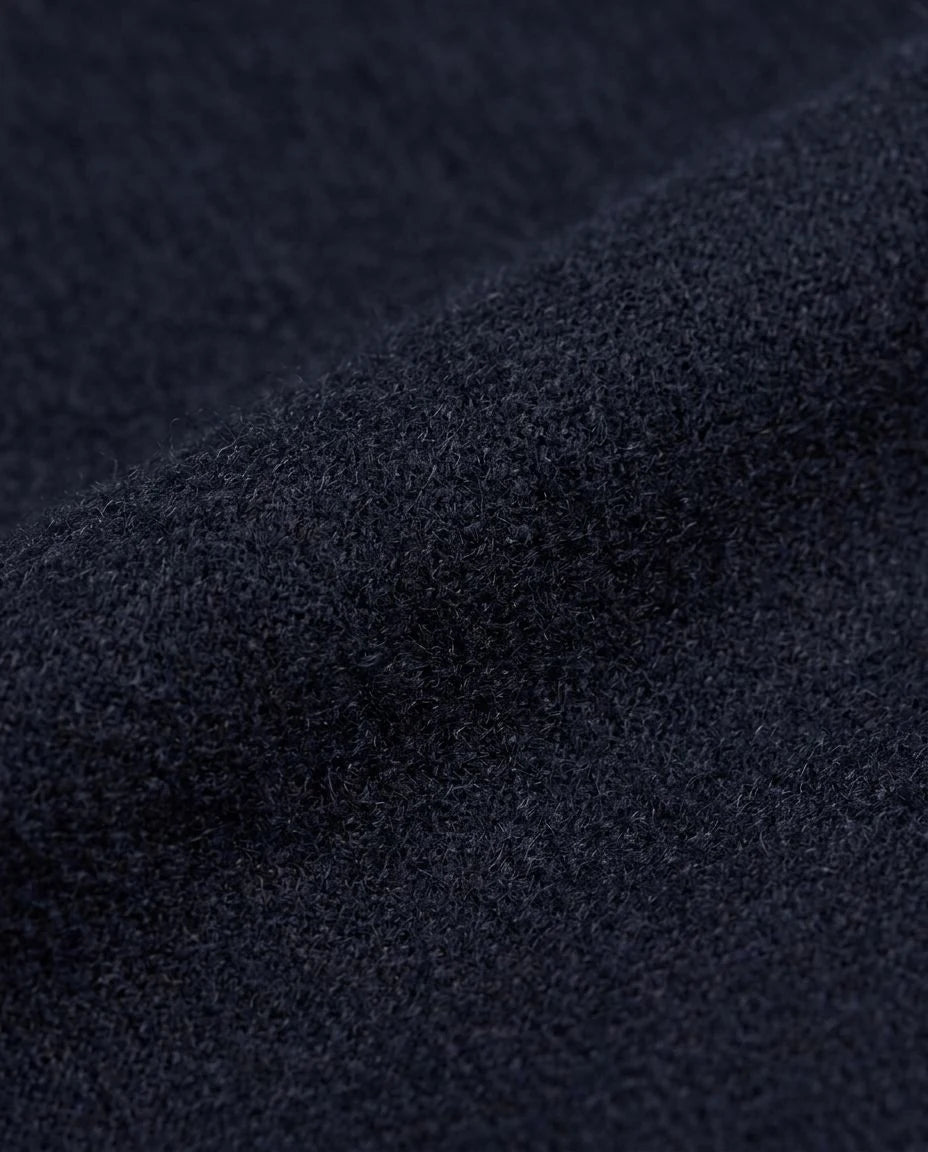 Foxglen Wool Longline Single-Breasted Coat