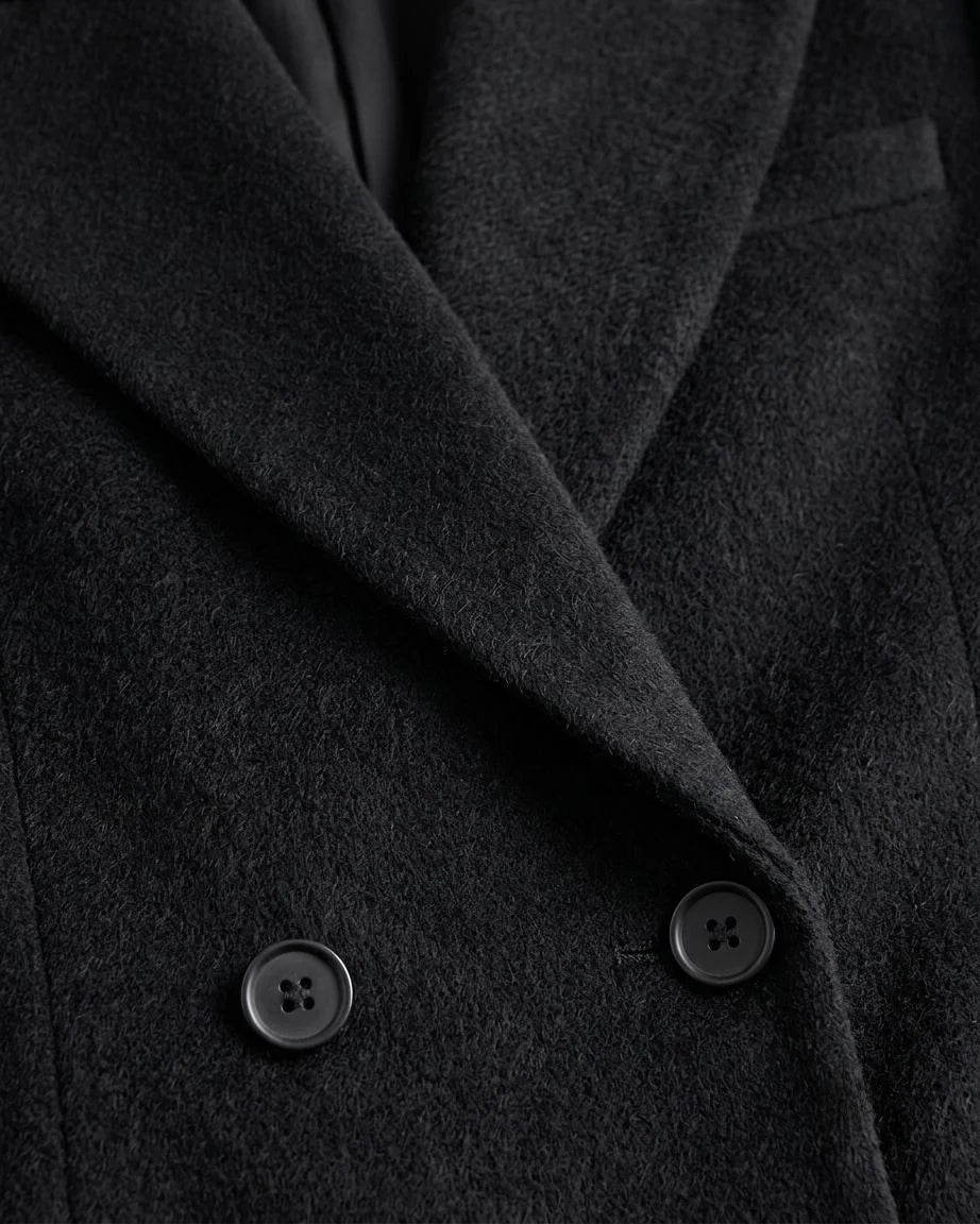 Mossfall Wool Double-Breasted Blazer