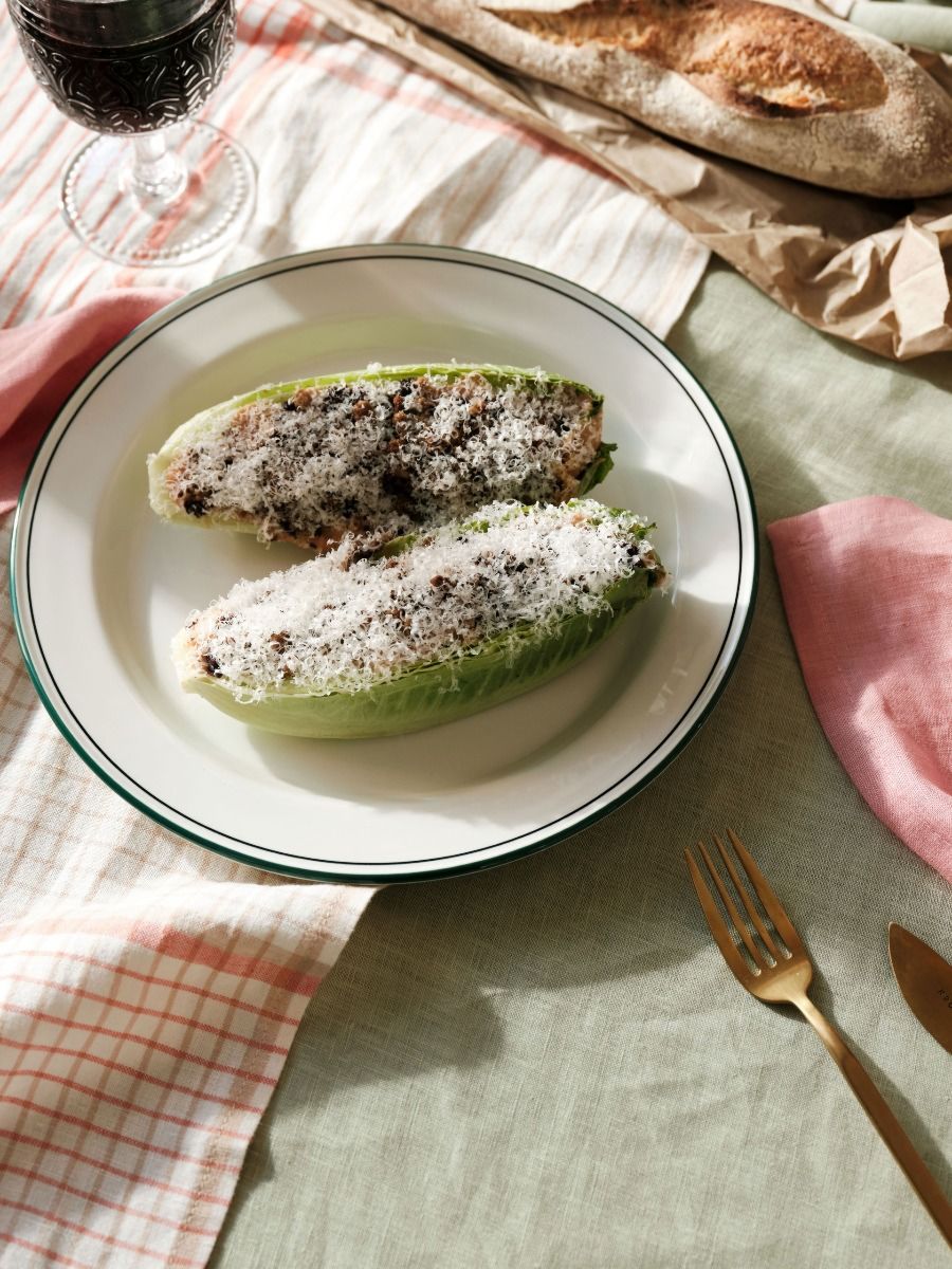 Nappe en lin vert sauge