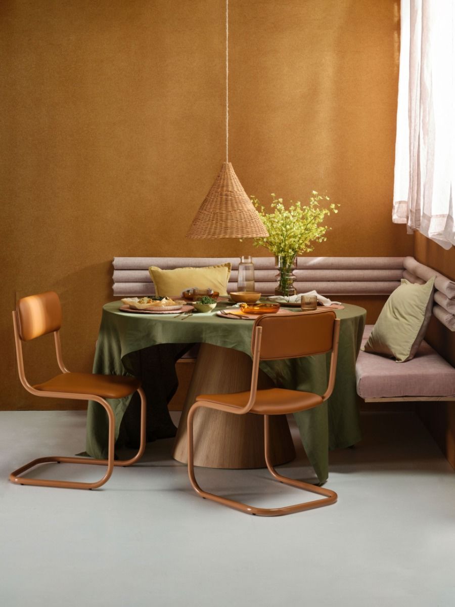 Tovaglia in lino verde muschio