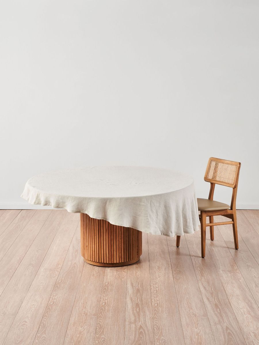 Tovaglia in lino beige