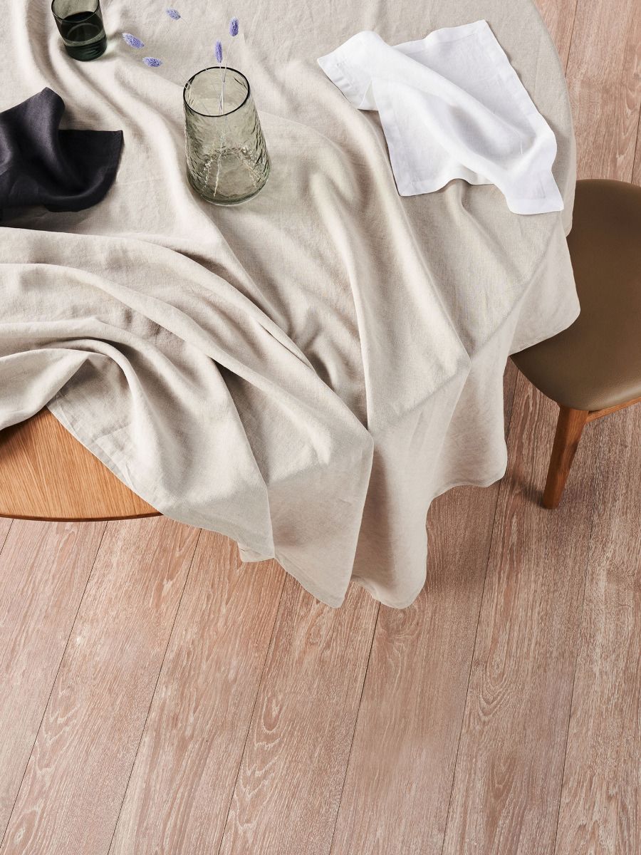 Nappe en lin beige