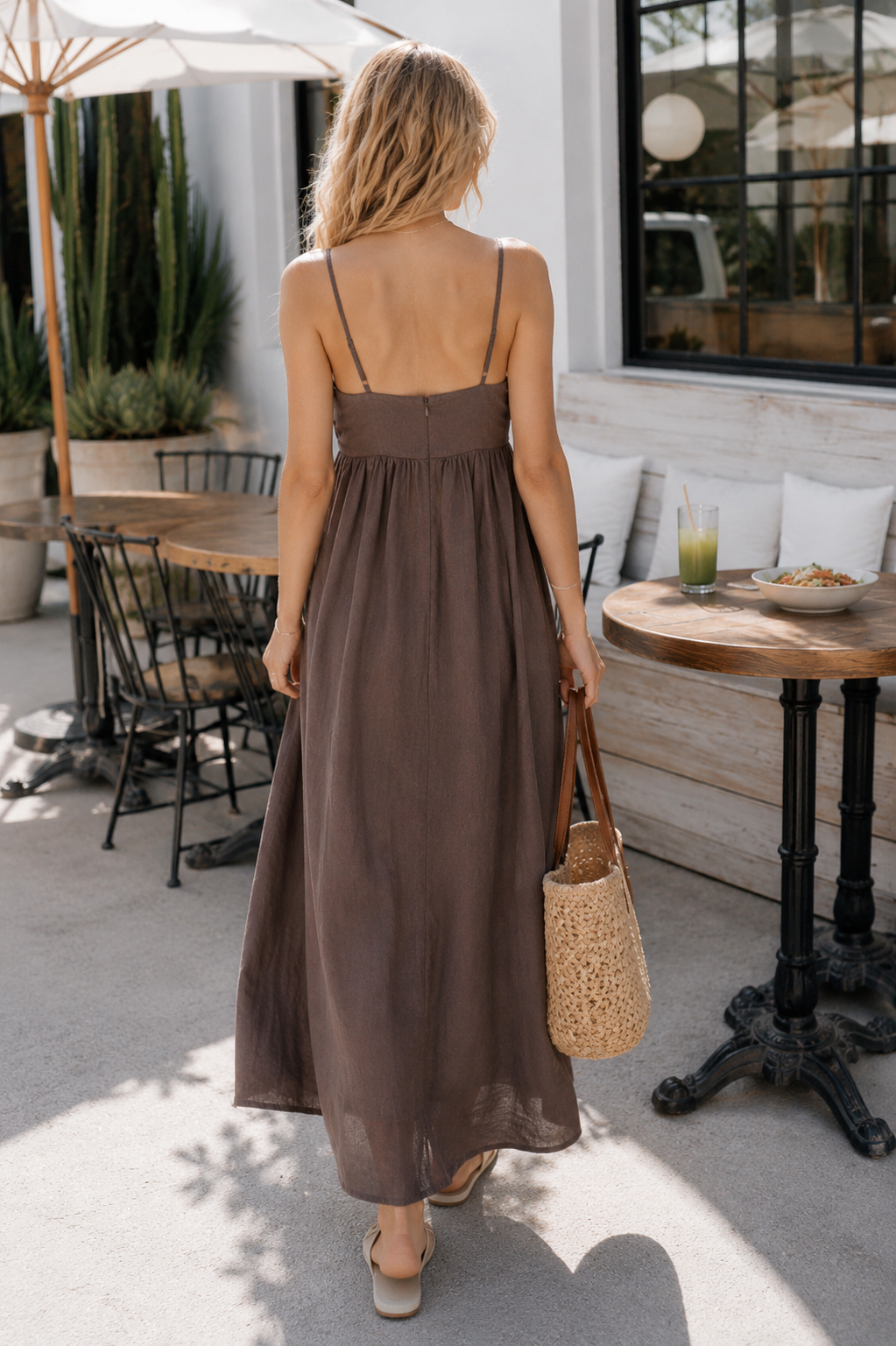 Bellagio Linen Maxi Dress