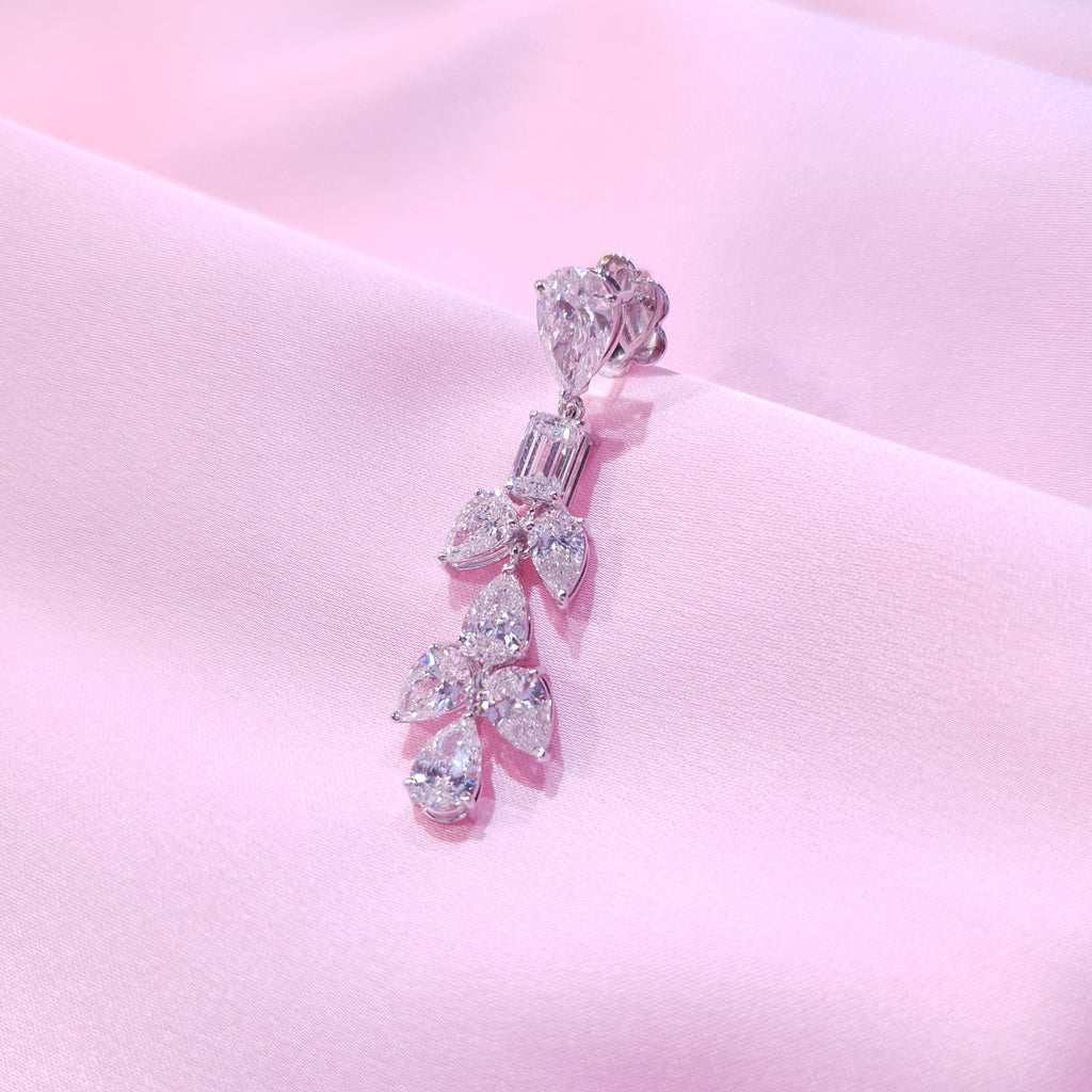 orecchini di diamanti