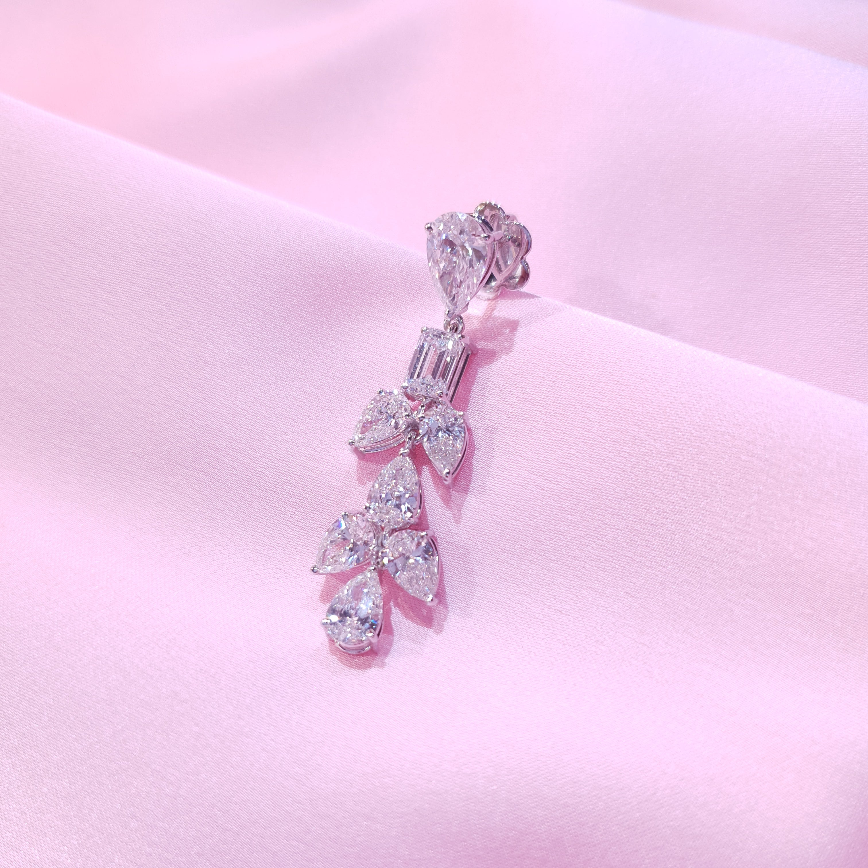 orecchini di diamanti