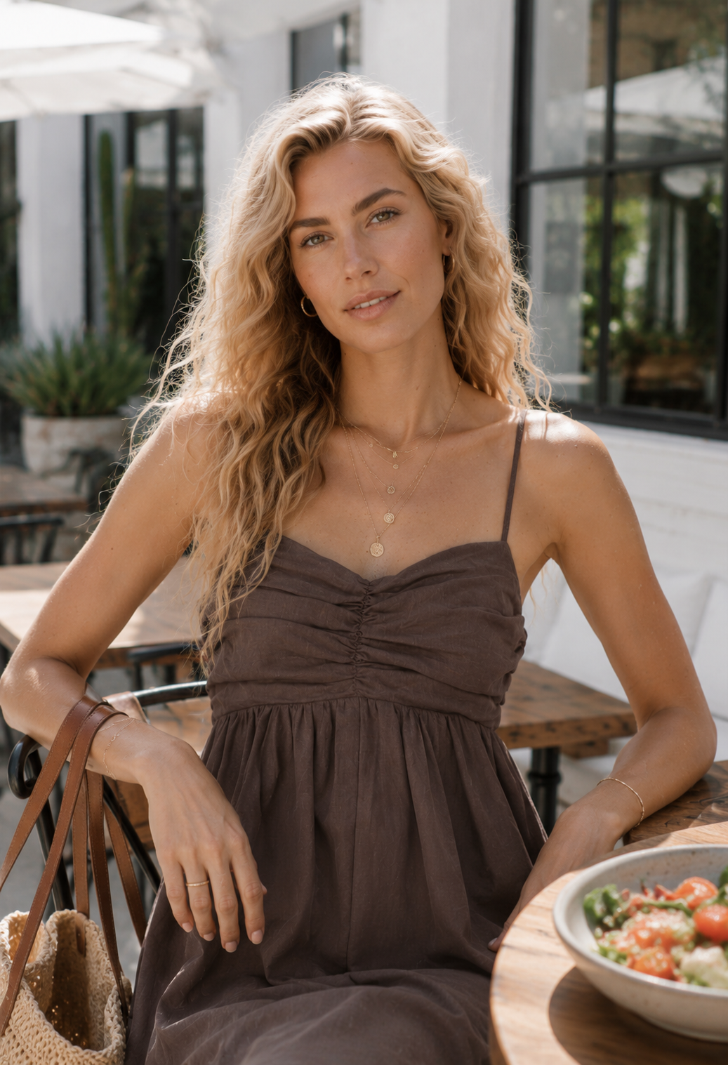 Bellagio Linen Maxi Dress