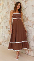 Camel Brown Dress