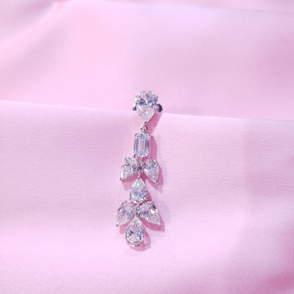 orecchini di diamanti