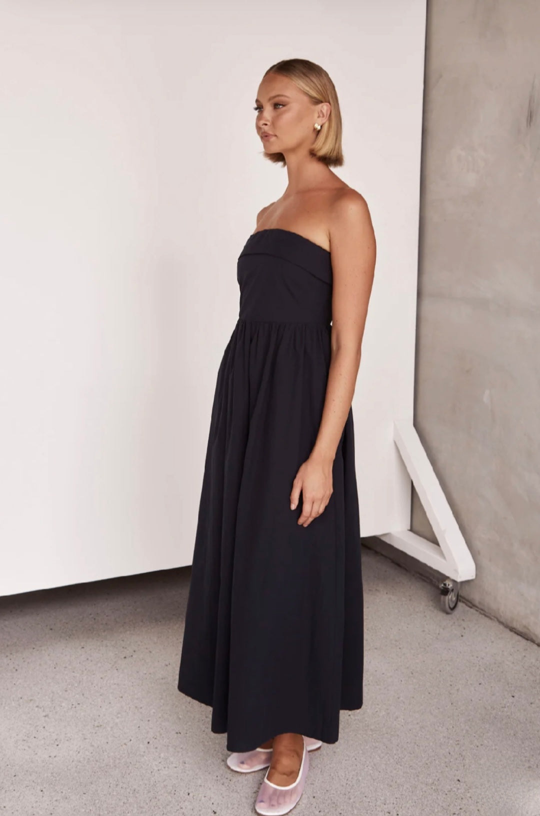 Black Cotton Dress
