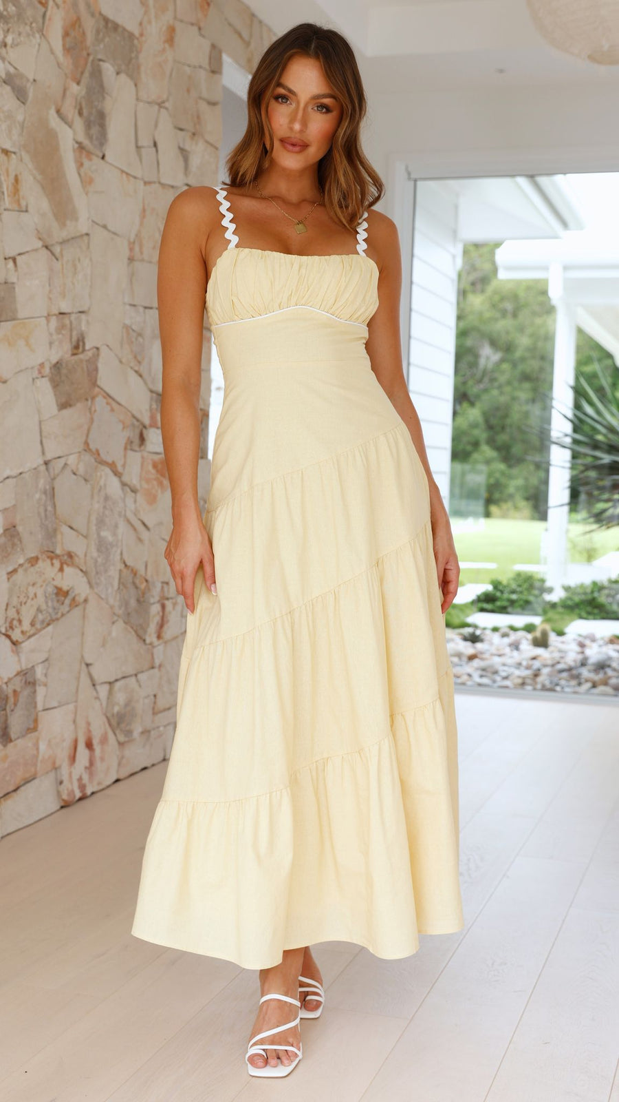 Butter Yellow Maxi Dress