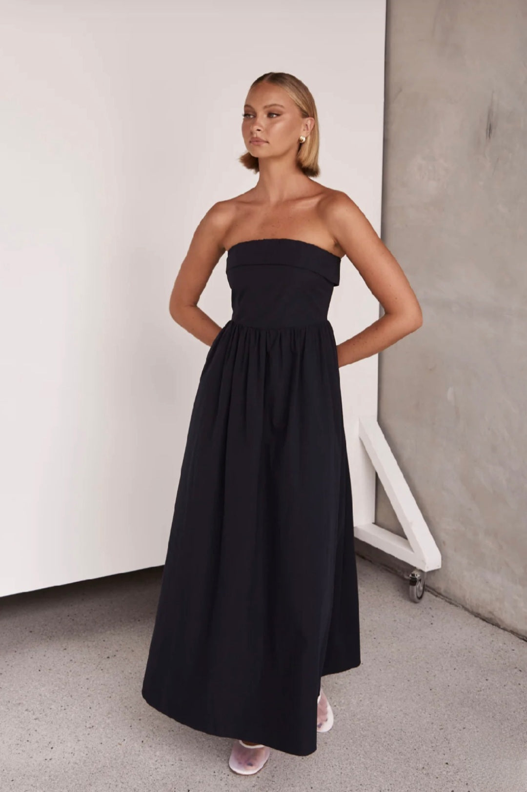 Black Cotton Dress