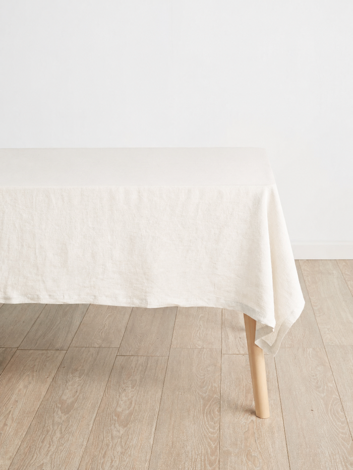Nappe en lin ivoire