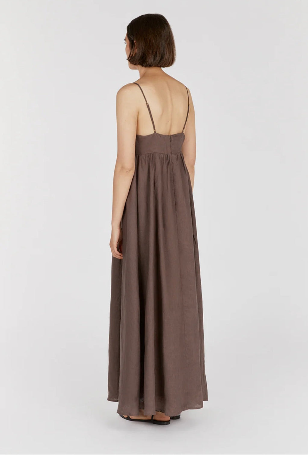 Linen Dress Brown | Maxi Dress | Linen Clothing | 100% Organic Linen ANAHIV Linen Dress Brown | Maxi Dress | Linen Clothing | 100% Organic Linen ANAHIV