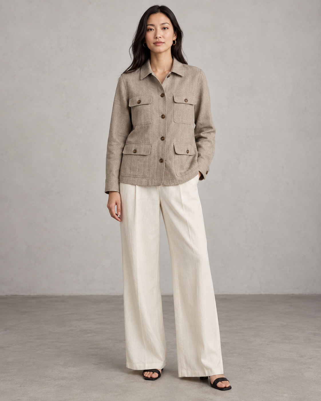 Fernhollow Linen Safari Jacket