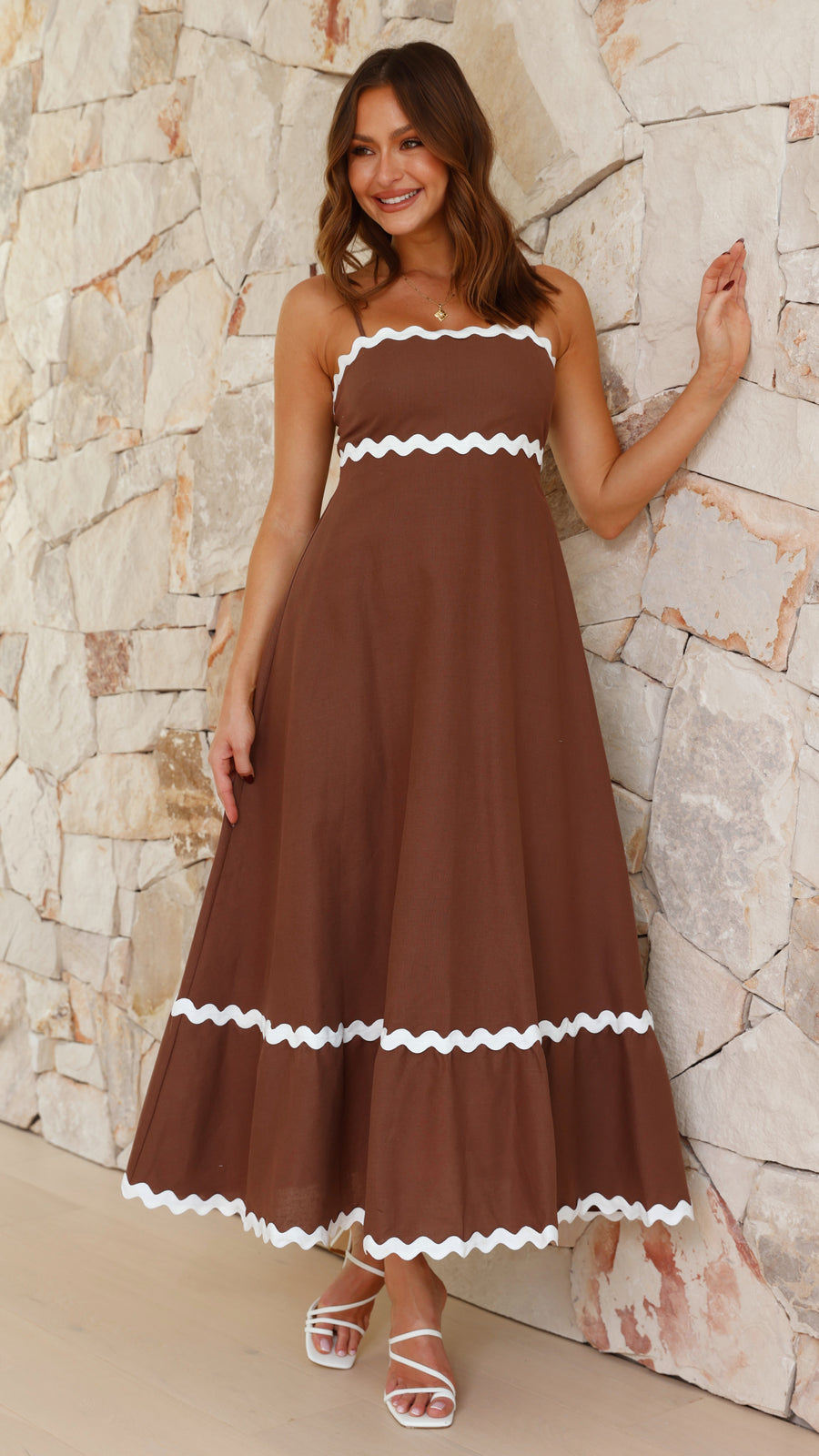 Camel Brown Dress