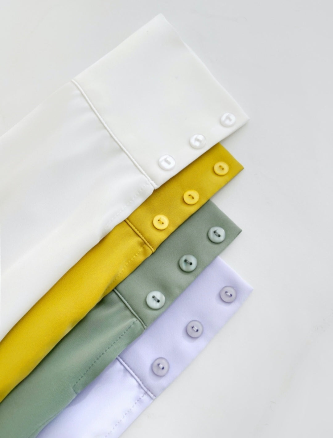 Tie-Neck Statement Blouse with Gathered Cuffs