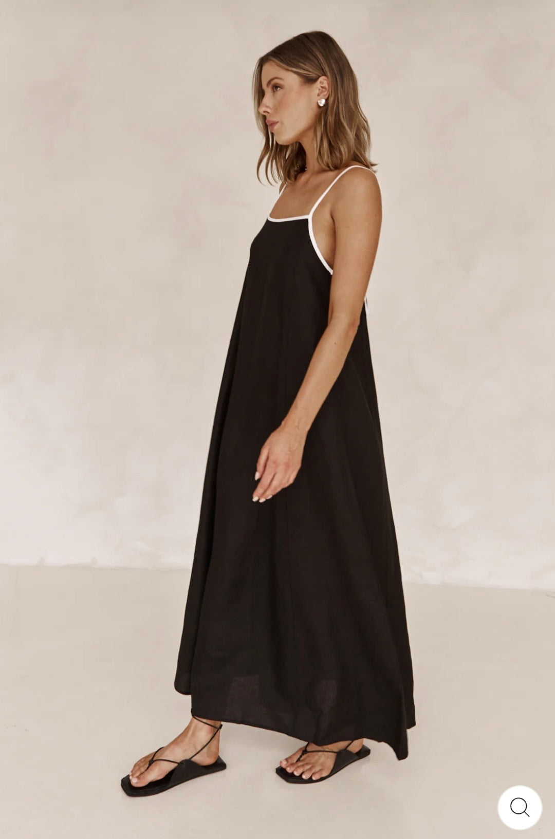 Black & White Cotton Dress