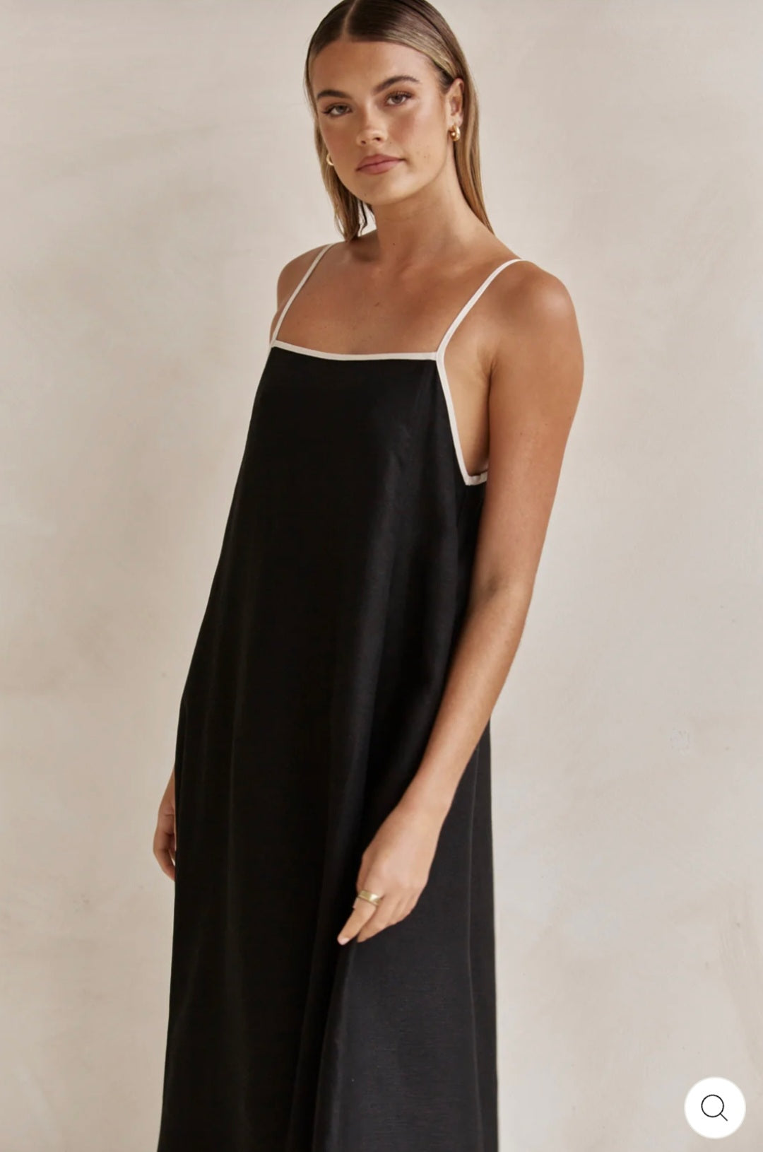 Black & White Cotton Dress